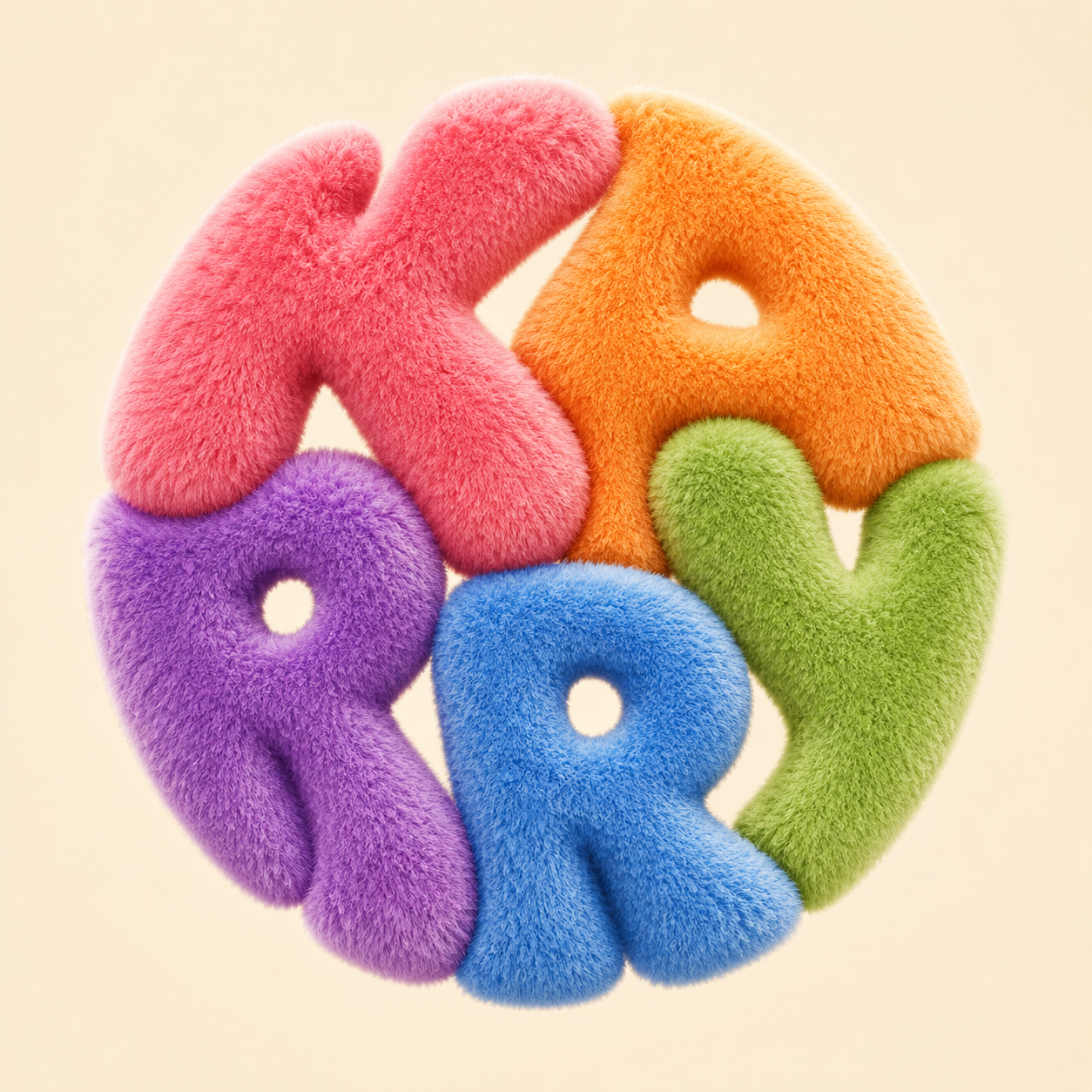 KARRY 毛绒材质 Logo