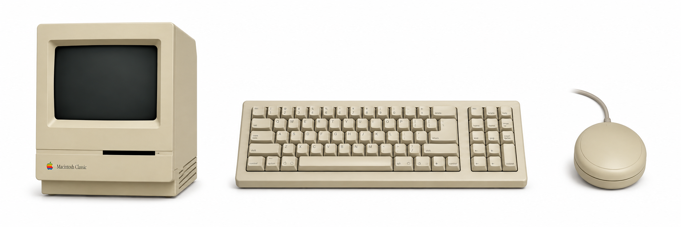 第一版 Macintosh 图标生成结果