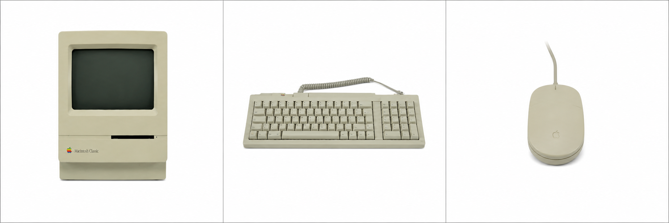 逐格描述后的 Macintosh 三格图标