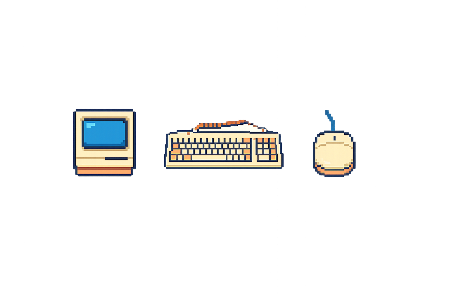 Macintosh 像素图标配色结果
